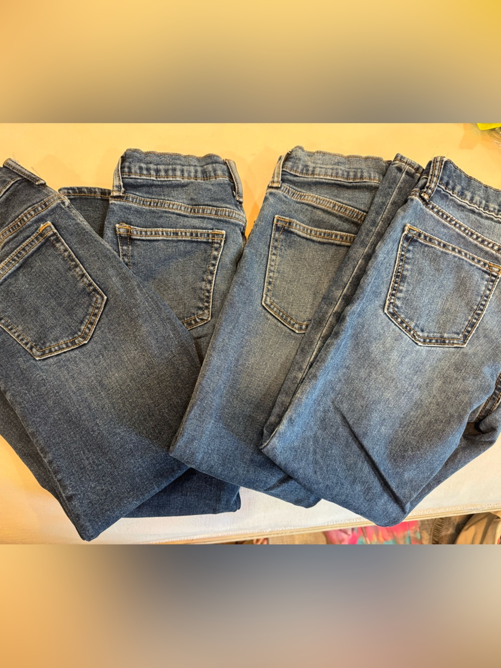 Boy’s Old Navy Bootcut and Straight Jeans, set of 4
